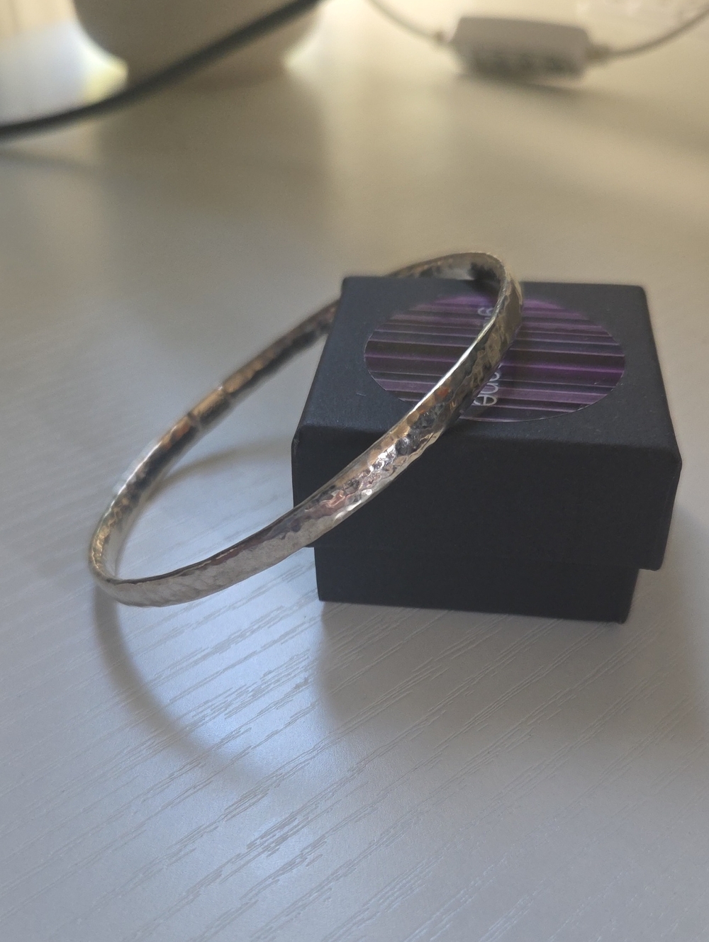 Ippolita Classico Hammered Sterling Silver Bangle
